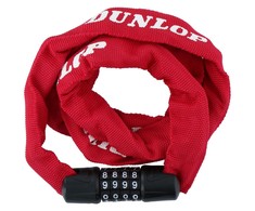 Dunlop Dviračio spyna su 120 cm koduojamu grandiniu
