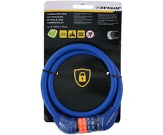 Dviračio užraktas su kodu 65 cm Dunlop