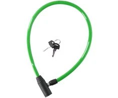 Dunlop Žalias dviratinis užraktas su raktu 65 cm