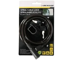 Dunlop Dviračio užraktas spiralas su raktu 0.8x150 cm