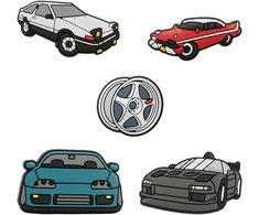 3D Sticker Fast cars 5pcs set