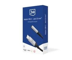 Adapteris 3mk Adapteris USB-C iki 3,5 mm