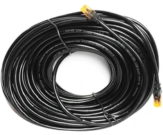 8P8C CAT6e UTP Connection network Cable (patchcord) 25m juodas