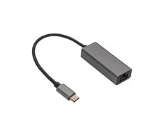 Adapteris su kablem Akyga AK-AD-65 karta jungiama į tinklą USB type C (m) / RJ45 (f) 10/100/1000 ver. 3.0 15cm