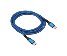 Laidas Akyga C tipo USB - C tipo USB - mėlynas - 1.8m - AK-USB-38