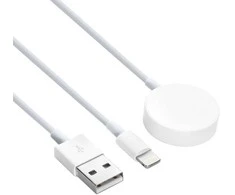 Akyga AKYGA AK-SW-43 USB įkrovimo laidas Apple Watch Ultra 2 Series 987654321 + Lightning kištukas 1m