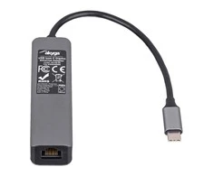 USB C šakotuvas – 3xUSB A ir gigabito Ethernet – Akyga AK-AD-66