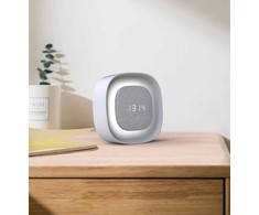 Žadintuvas su Night Light LED PURE FNL-03 BJORN baltos spalvos square Forever Light
