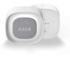 Žadintuvas su Night Light LED PURE FNL-03 BJORN baltos spalvos square Forever Light