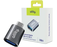 Allity Sp. z o.o. Allity adapter ABA-102 USB 3.0 to USB-C pilkas