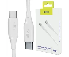 Allity Sp. z o.o. Allity Sp. su o.o. Allity cable AUC-02 USB-C - USB-C 1.0 m 60W baltas