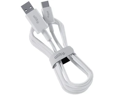 Allity Sp. su o.o. „Allity“ laidas AUC-03 USB-A - USB-C 1,0 m 3A, baltas