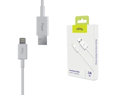 Allity Sp. z o.o. Allity cable AUC-03 USB-A - Lightning 1.0 m 2,4A baltas
