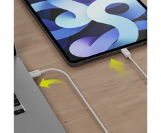 Allity Sp. su o.o. Allity kabelis AUC-03 USB-C - USB-C 2.0 m 60W baltas