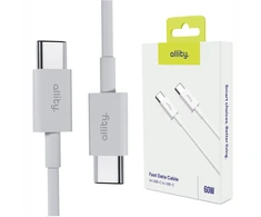 Allity Sp. z o.o. Allity Sp. su o.o. Allity cable AUC-03 USB-C - USB-C 2.0 m 60W baltas