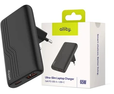 Allity Sp. z o.o. Allity GaN PD QC charger ATC-02-65WAC 1x USB-C 1x USB-A 65W juodas