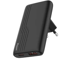 Allity Sp. z o.o. Allity GaN PD QC charger ATC-02-65WAC 1x USB-C 1x USB-A 65W juodas