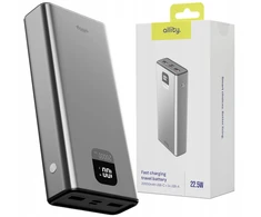 „Allity Sp. su o.o.“ „Allity“ išorinė baterija APB-100 PD QC 22,5 W 20000 mAh pilka