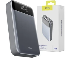 „Allity Sp. su o.o.“ „Allity“ nešiojamojo kompiuterio išorinė baterija APB-200 PD, QC, 130 W, 19200 mAh, pilka