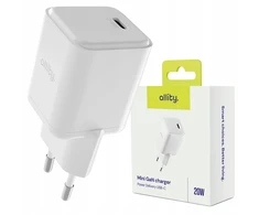 "Allity" sieninis įkroviklis GaN PD QC ATC-01-20WC 1x USB-C 20W baltas