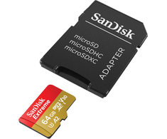 Western Digital Ireland „SanDisk“ atminties kortelė „Micro SD UHS-I 64GB“ SDSQXAH-064G-GN6MA