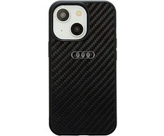 Dėklas Apple iPhone 14 Audi Carbon Fiber (AU-TPUPCIP14-R8/D2-BK) juodos spalvos