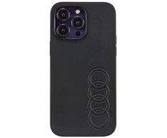 Apple iPhone 14 Pro Max Audi Synthetic odinis dėklas (AU-TPUPCIP14PM-TT/D1-BK) juodos spalvos