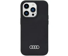 Apple iPhone 14 Pro Max Audi silikoninis dėklas (AU-LSRIP14PM-Q3/D1-BK) juodos spalvos
