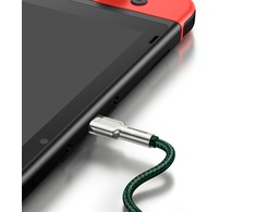 Baseus Cafule USB-C - USB-C laidas 100W 2m - Žalias