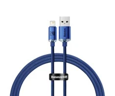 „Baseus Crystal Shine“ USB – „Lightning“ laidas 2.4A 1.2m