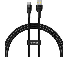 Baseus Flash 2 USB-A / USB-C kabelis 100W 1 m – juodos spalvos
