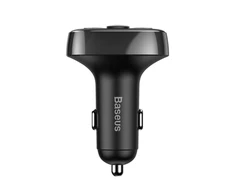 Baseus FM moduliatorius T tipo Bluetooth 2xUSB Micro SD – Juodas