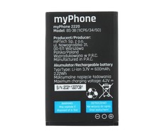 mPTech Sp. z o.o. Baterija myPhone 2220 600mAh