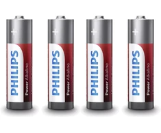 Baterija PHILIPS AA 4vnt Power Alkaline