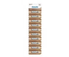 Baterija PHILIPS AAA LR03 10vnt lizdinė plokštelė Entry Alkaline