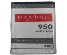 Baterija Jane BAT MAXXIMUS ALCATEL TLI009AA 950mAh TLI009AA
