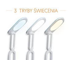 Lamex sulankstoma LED stalinė lempa 10W, 3000/4500/6000K, 1200mAh, mėlynas, LTC