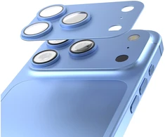 Etteri full camera lens guard for iPhone 18 Pro sky mėlynas