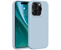 Dėklas Telforceone Etteri Silicone Apple iPhone 15 Pro 6,1" žydros spalvos