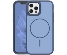 Dėklas Frame Thin Mag case for iPhone 12 / 12 Pro 6,1" dark mėlynas