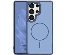 Dėklas Frame Thin Mag case for Samsung Galaxy S25 Ultra dark mėlynas