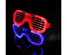 Oem Mėlyna LED GLOWING GLASSES Mėlynas