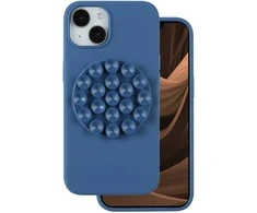 Dėklas Blue Silicone Stick case for iPhone 14 Pro 6,1" mėlynas