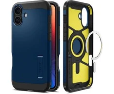 Dėklas Spigen Tough Armor MagSafe, navy mėlynas – Apple iPhone 16