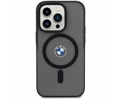 Apple iPhone 14 plus BMW dėklas Signature MagSafe (BMHMP14MDSLK) juodos spalvos