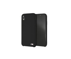 BMW Dėklas BMW BMHCI61MSILBK iPhone Xr juoda/juodas hardcase Silicone M Collection