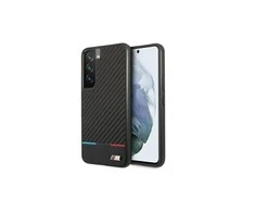 Samsung Galaxy S22 Plus BMW dėklas M Collection Triangles (BMHCS22MPUCARTCBK) juodos spalvos