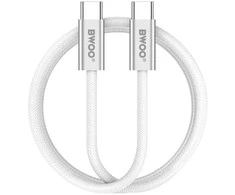 BWOO 240W pintas laidas USB-C – USB-C BO-X317C-C 1m baltas