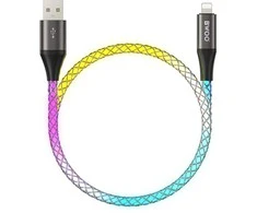 BWOO 27W kabelis X279C-L USB-C į žaibo jungtį su RGB spalvotu apšvietimu