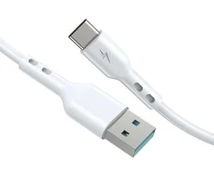 BWOO 3A kabelis BO-X172C USB-A į USB-C 1 m, baltas